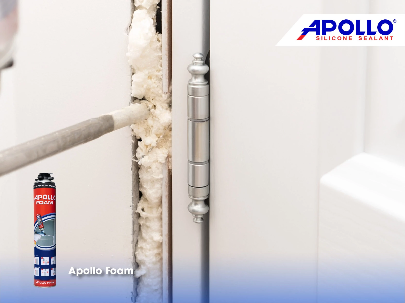 Apollo PU Foam có cơ chế nở phồng khi tiếp xúc với không khí